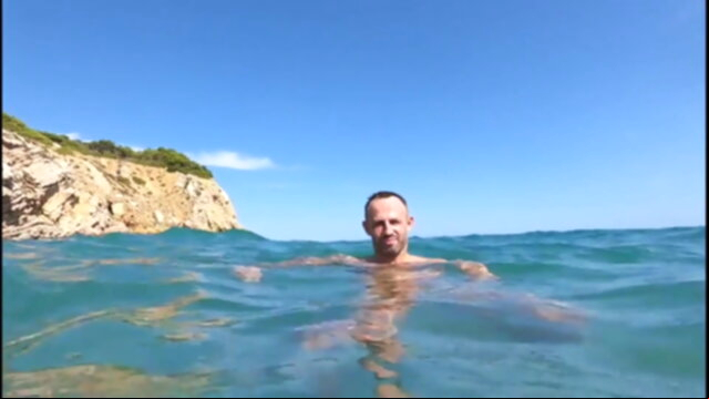 hot guys having horny fun in the ocean amateur Porn